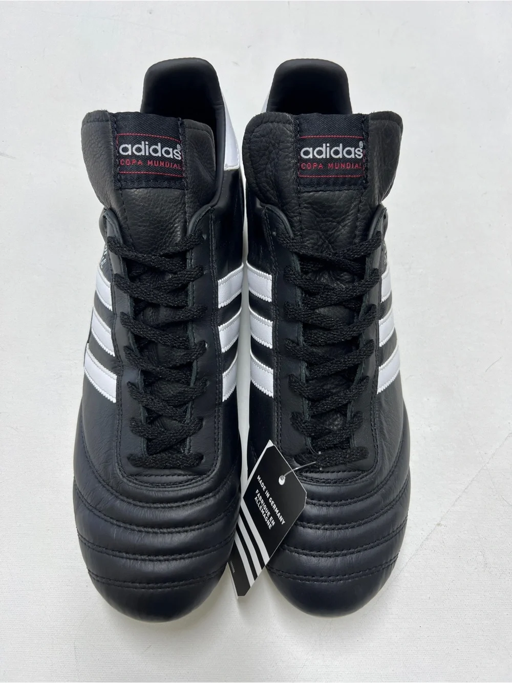 Adidas Copa Mundial Soccer Cleats Men 12.5 Black White Leather Germany NWT